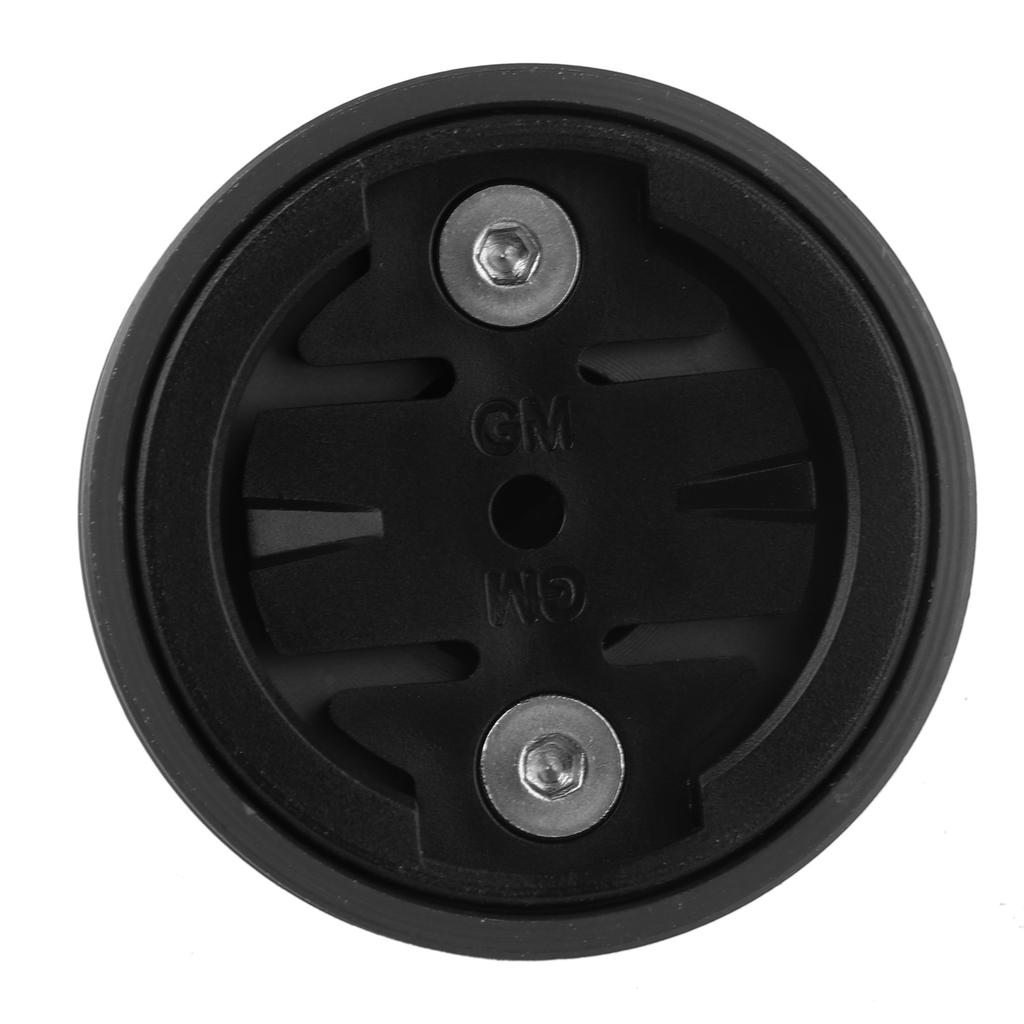 Durable Aluminum Alloy Bike Bicycle Fixed Stem Top Cap Computer Mount for Garmin Black