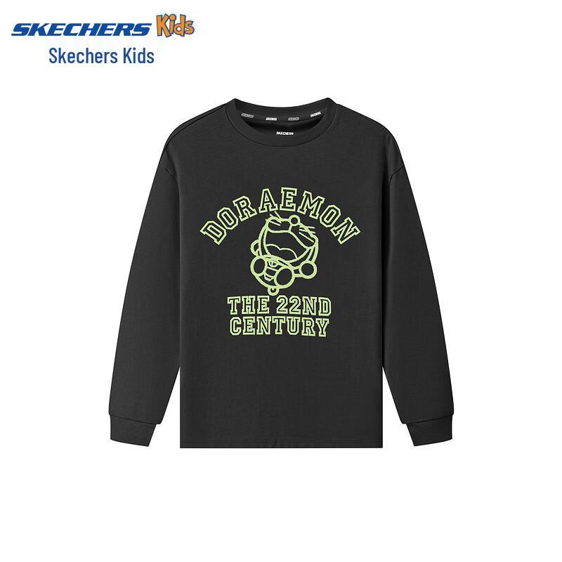 Skechers Doraemon Kids' Cotton Long-Sleeve T-Shirt
