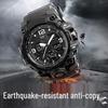 Waterproof Dual Display Alarm Clock Sports Watch for Teens and Men