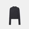 Badblood BCAC Scharfes Amerikanisches Einfarbiges Langarm-Hochhals Damen Slim Fit Baselayer Top