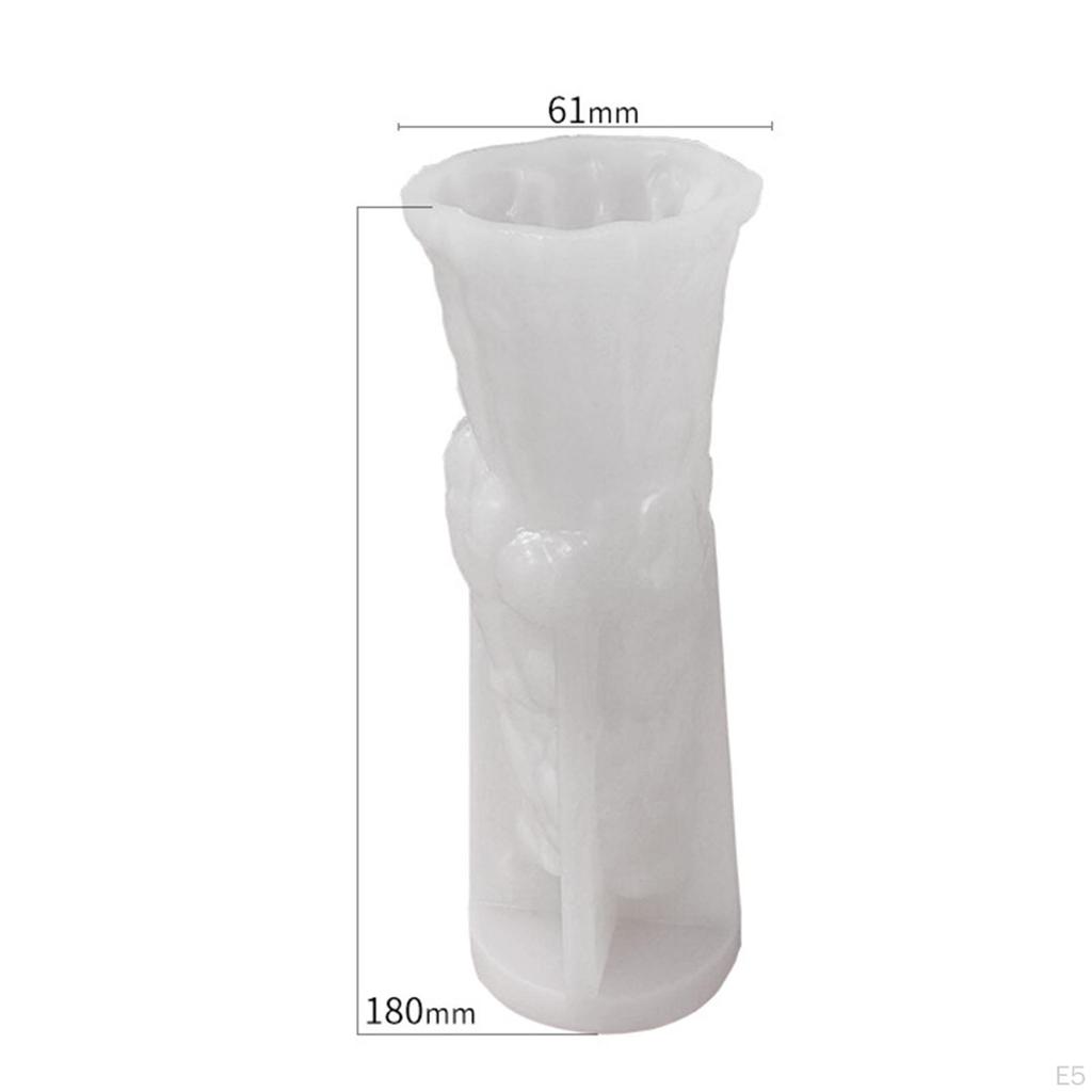 3D Candle Model Halloween Silicone Handmade Arts Crafts Sculpture Resin Casting Soaps