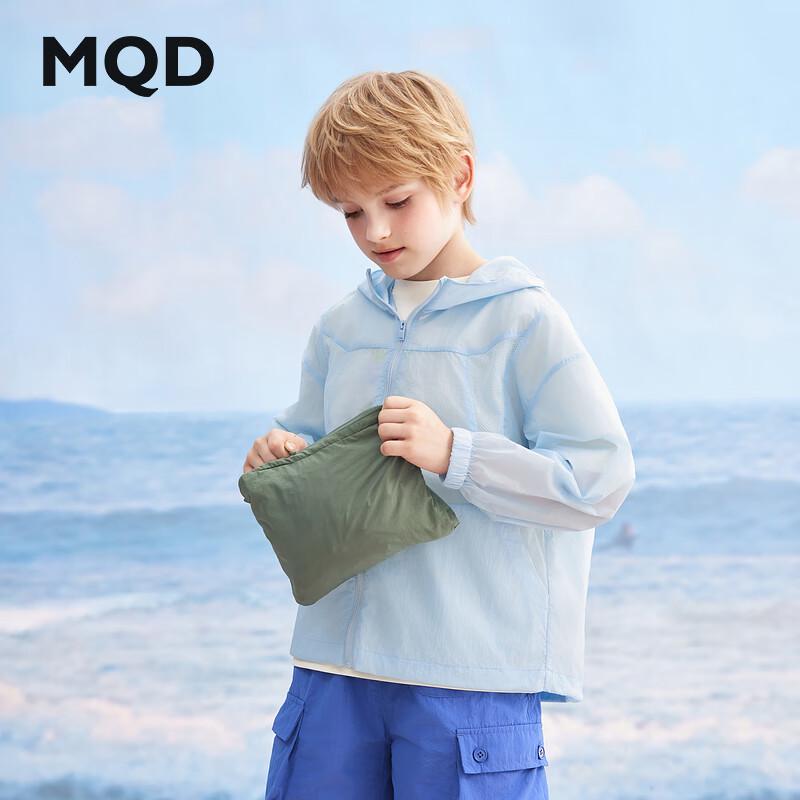 MQD Boys  Summer Outdoor UV Protection Hooded Jacket 150cm