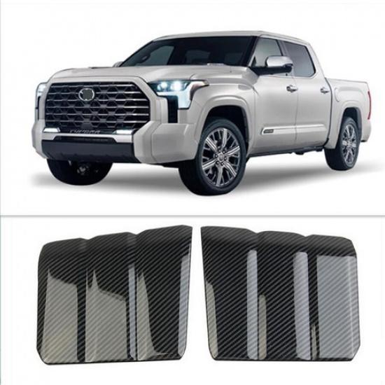 Fit For Toyota Tundra -2024 Carbon Fiber Engine Shroud Cover Panel Trim