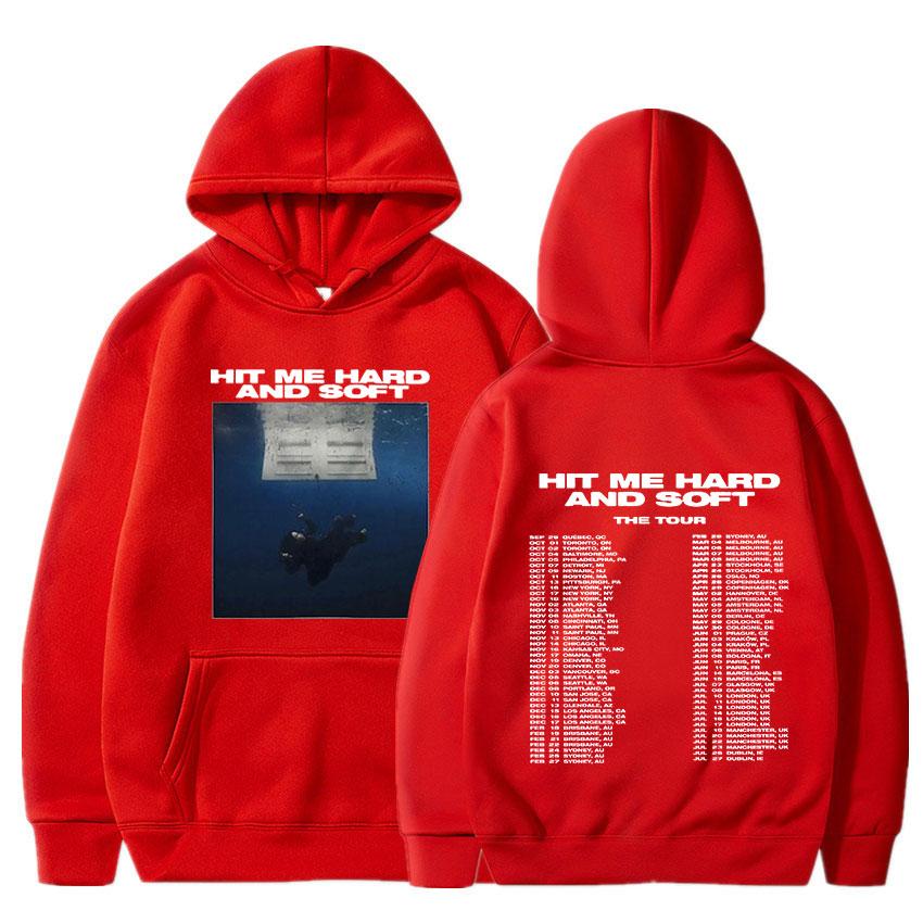 Hit Me Hard And Soft Tour Mikiny Podzim Zima Muži Ženy Mikiny s dlouhým rukávem Harajuku Pohodlné Pulovry