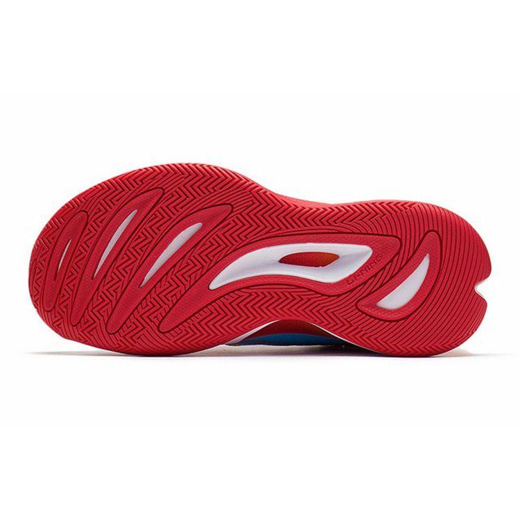 Li Ning Youth Team 2.5 Comfortable Rebound Support Mid-Top Basketball Shoes Kids basketball shoes White Red Blue YKBS050-15