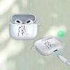 Fashionable and Creative Cat Pattern Suitable for Airpods 3 2 1 Pro 2 4 Pro3 Transparent Headphone Protective Case, Anti Drop