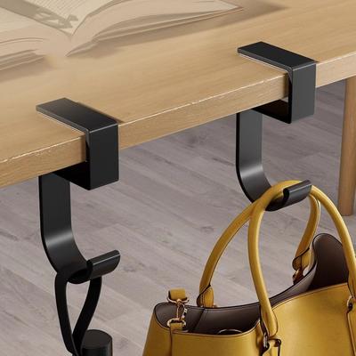 Removable Hanging Bag Hook Punch-free Desk Hanger Convenient Backpack Storage Rack  Table