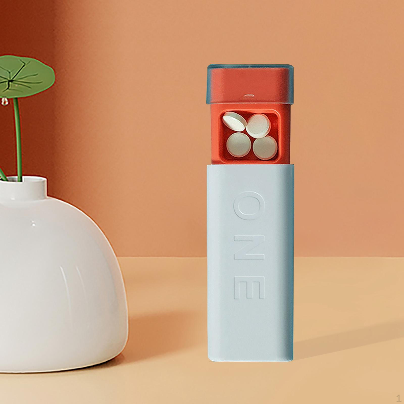 Box Waterproof 3 Compartments Small Times A Day Organizer Blue