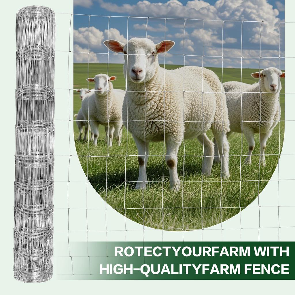Galvanized Poultry Breeding Fence Chicken Wire Mesh Fence Hardware Cloth for Yard Garden and Animal Chicken Coop Protection