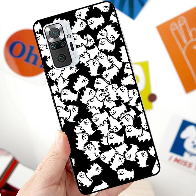 Undertale Annoying Dog Case For Xiaomi Redmi Note 12 Pro 11 8 9 10 Pro 9S 10S 11S 12S Redmi 12C 10C 9C 10A Cover