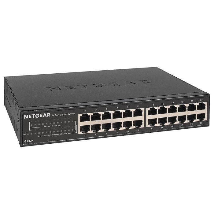 Switch non manageable 24 ports - NETGEAR - GS324-200EUS - Gigabit Ethernet - 24 ports