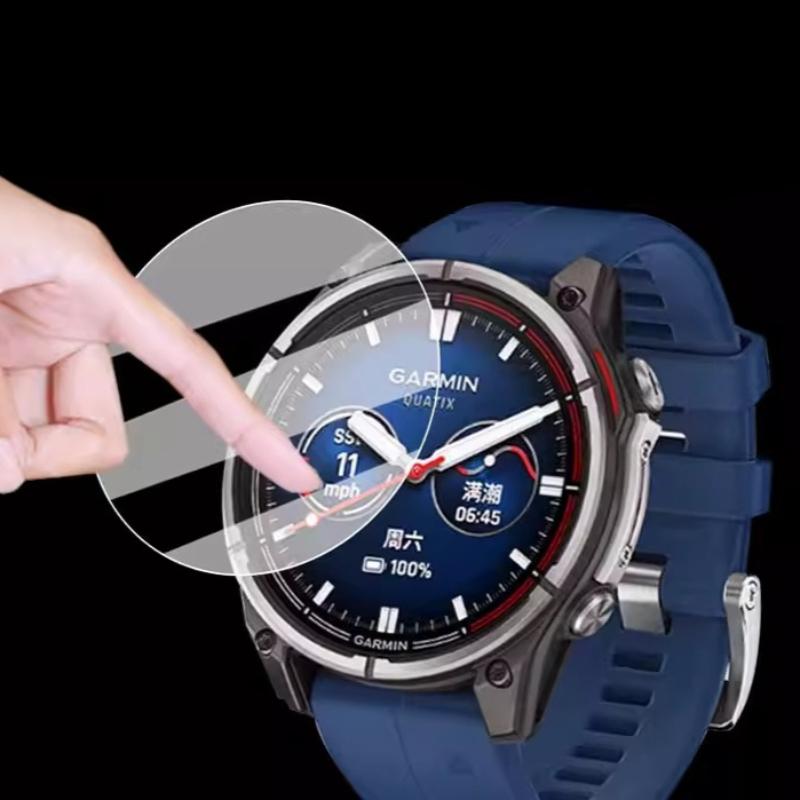 For Garmin Quatix 8 Pro 47 51 Mm Screen Protector Tempered Glass for Watch Quatix8 8Pro Watch Film Waterproof Protective Film