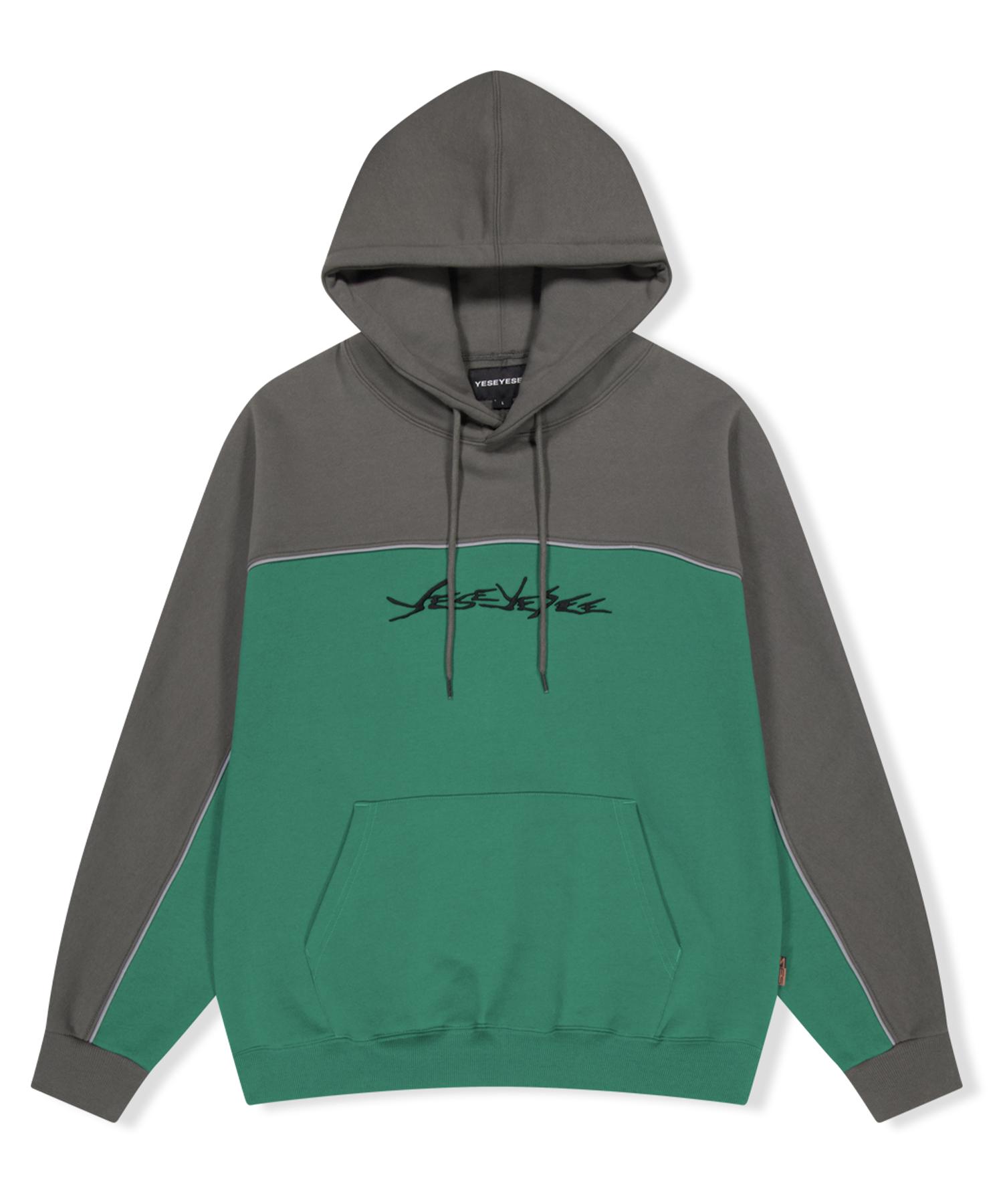 Yes Ic Y.E.S Incision Piping Hoodie Dark Gray L