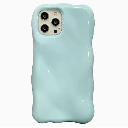 iPhone 11 mobile phone case Apple 11promax all-inclusive Macaron three-dimensional anti-drop mobile phone case ripple mobile phone case