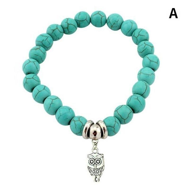 1Pcs Bohemian Turquoise Bracelets & Bangles Pendants Bracelets Women Dress Jewelry