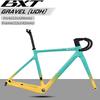 BXT T1000 Telaio Gravel in Carbonio Telaio per Bicicletta Gravel a Disco Asse Passante 700C/27.5er Telaio per Bicicletta da Strada Passaggio Cavi Completamente Nascosto Gancio UDH