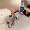 1Pcs Exquisite Peacock Rhinestone Brooch For Women Clothing Coat Accessories Gifts