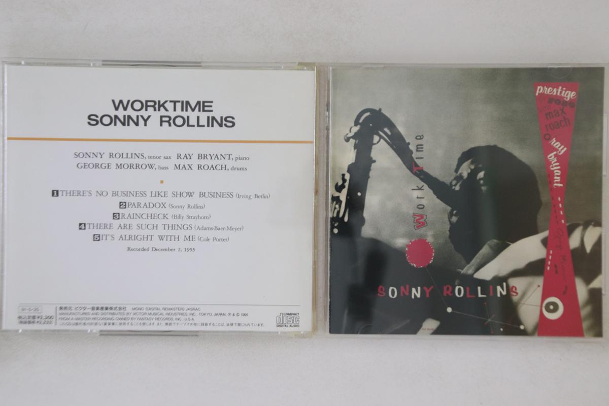 

CD SONNY ROLLINS - Worktime VICJ23578 PRESTIGE 1991 Japan Jazz Used