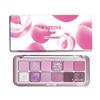 Kappel Twelve-Color Shimmer Matte Glitter Eyeshadow Palette - Dragon Fruit Pink Ink for Bold, Spicy Looks
