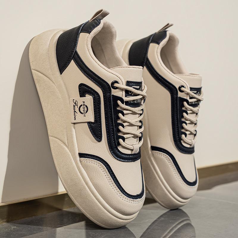 Spring New Little White Shoes Women's Shoes Versatile Sports Thick Baseplate Shoes Spring and Autumn