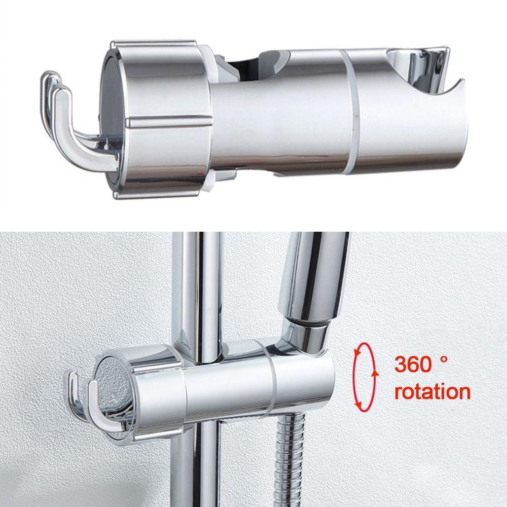Rotatable Shower Head Holder With Storange Hook Sprayer Fixed Base  Hardware Bath Accessories