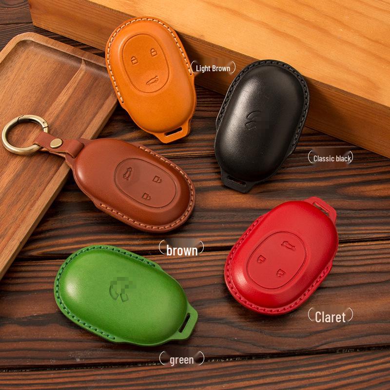 Cowhide Protective Key Case for NIO ES6, ES8, EC6, ET5, ET7, ES7/EC7 Models.