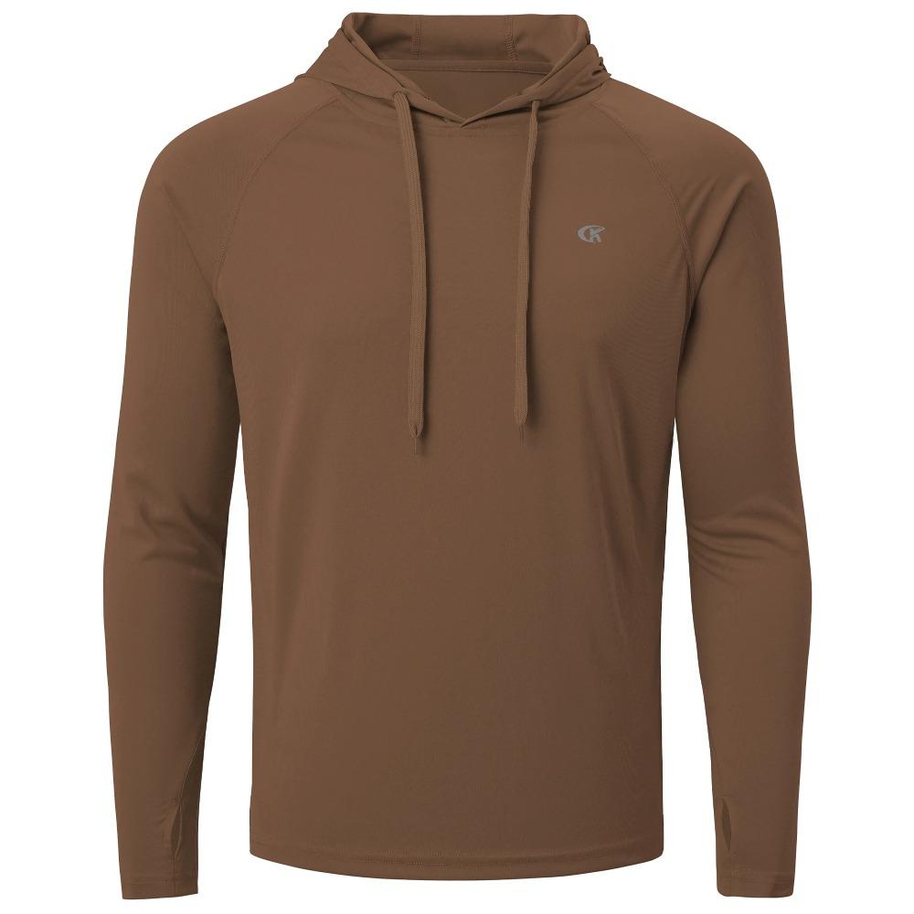 Summer Men'S Long Sleeve Upf 50+ Hoodie Shirts, Rash Guard Quick Dry Lightweight T-Shirt For Outdoor Jogger Sport Pullover