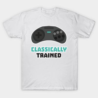 T Shirt Women Classically Trained Shirt Gamer Gaming Funny Compu Harajuku Print Kawaii Tshirt Summer Short Sleeve Female T-Shirt Top Tee