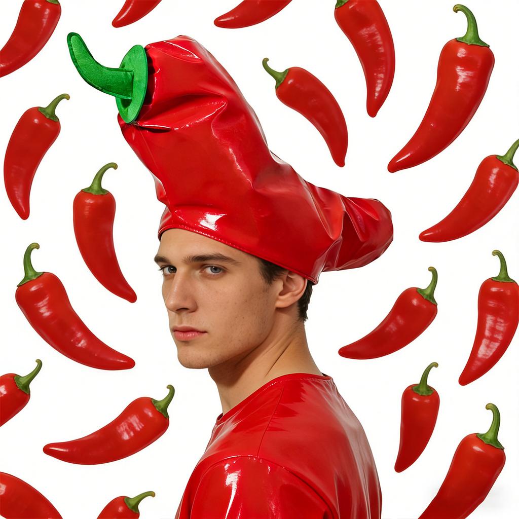 Funny Easter Chef Chili Hat Costume Prop