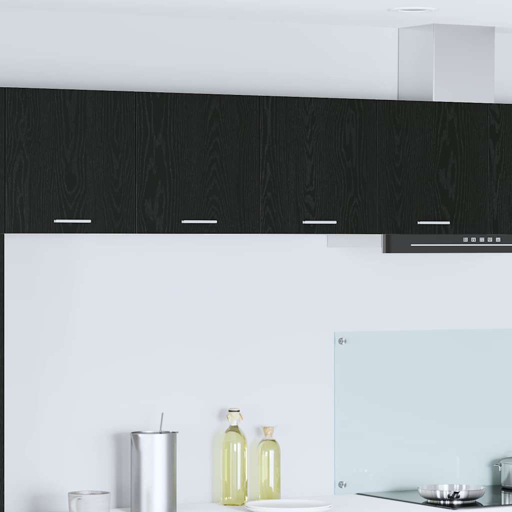 Hanging Cabinet Black Oak Effect 80 x 31 x 40 cm Particleboard
