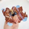 Cartoon Dog Shaped Hair Clip Claw Strong Grip Barrettes Trendy Hair Accesories for Gym Workouts and Casual Outings