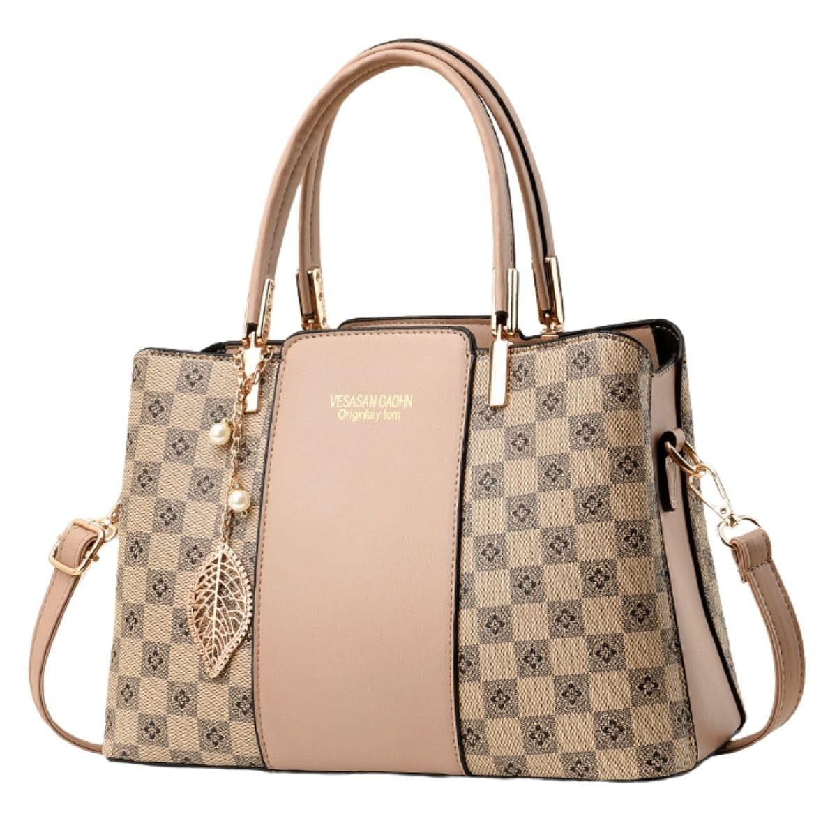 

плече плече ПУ з візерунком для поїздок на роботу чи навчання [ПОДІЛИТИСЯ РЕЧАМИ] Жіноча сумка 2-в-1, кросбоді, сумка, елегантна, стильна, шкіряна,