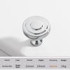 Aluminum Alloy Furniture Knobs Rustproof Waterproof Surface Classic Design for Cabinet Drawer Dresser Bathroom Kitchen Furniture