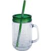 CASUAL PRODUCT Vintage Style Double-Walled Jar, Green (029349) Double Walled, Keeps Drinks Cold, Convenient for Bedtime
