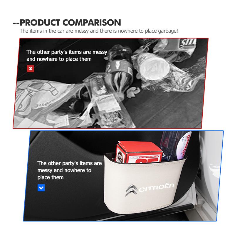 Car Console Seat Seam Supplies Interior Storage Box Decoration For Citroen C5 C1 C2 C6 C4L DS3 DS4 DS5 C-Elysee Grand Berlingo and123