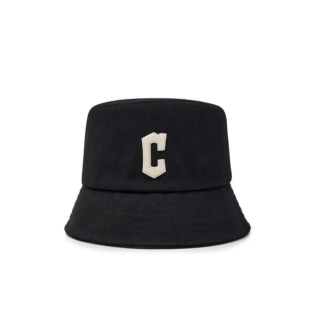 MLB Canvas Leather Logo Bucket Hat A5 3AHTVL14N 45BKS 3AHTVL14N 45BKS
