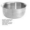 Washing Basin/Drain Basket Stainless Steel Vegetable Washing Basin Stackable Multi-Use Kitchen Strainer