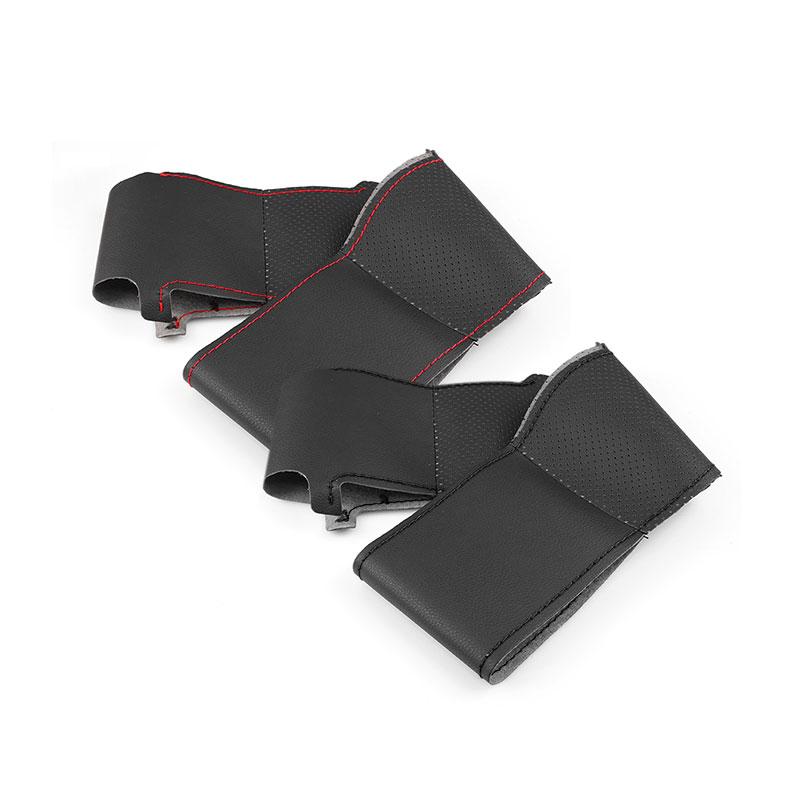 For Kia Sportage 4 KX5 2016- K5 Optima 2016 2017 2018 Car Steering Wheel Cover Perforated Leather Trim Interior