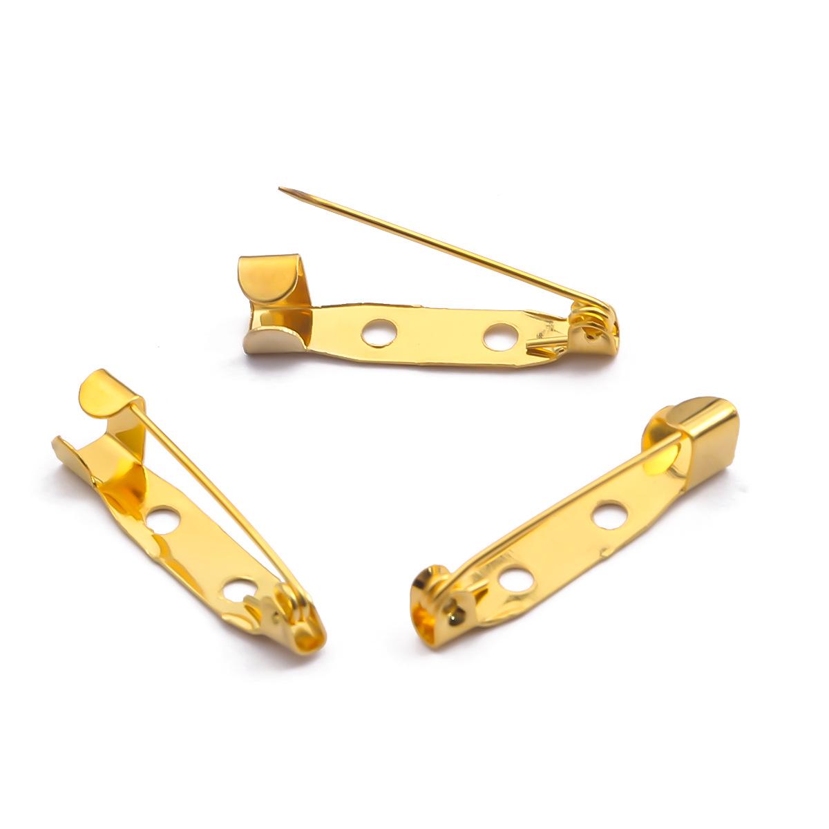 

Набор материалов для изготовления заколок и брошей своими руками с пряжкой для бейджа и булавкой для свитера Single Hole, 5x15mm, 10 pcs