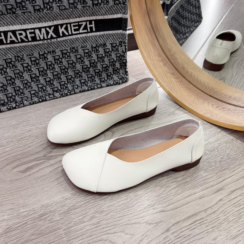 Мода 2024 Весна Осень Новая Мода Ручной Работы Плоские Туфли Лоферы Удобные Мягкие — фото 4