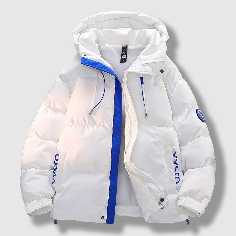 Neuer Baumwollmantel für Herbst und Winter, Herrenmode Studenten warmer plus Samt verdickter Baumwollmantel für Teenager Pied Über Baumwollmantel