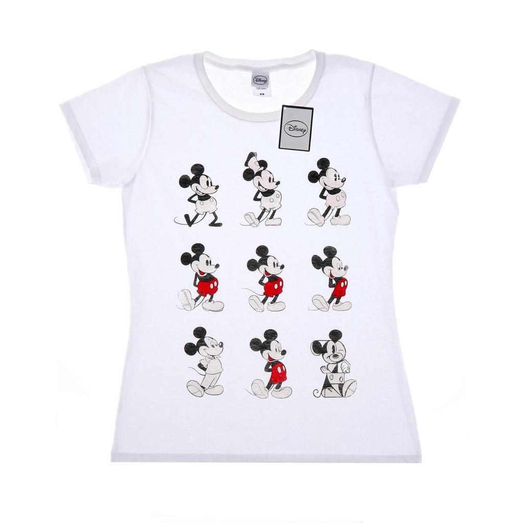 Disney Womens/Ladies Mickey Mouse Evolution Cotton T-Shirt