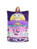 Aubrey Omori Fleece Throw Blanket Game Cartoon Friends Blanket For Home Outdoor Ultra-Soft Plush Thin Quilt,