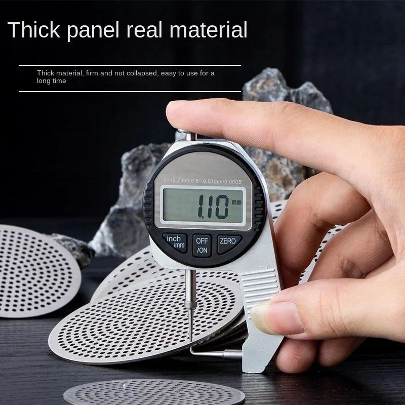 1 tapa de drenaje para baño, herramienta de baño de acero inoxidable 304, accesorios de baño, colador de fregadero, tapa de drenaje de piso, filtro de cabello