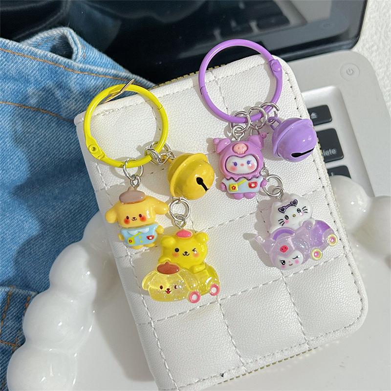 Cute Cartoon Keychain Pendant Sweet Exquisite Backpack Decoration Accessories Fashion Creative Personality Dolls Key Ring Gifts