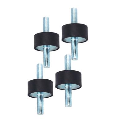 Supporto ammortizzante in gomma antivibrazione, ammortizzatore filettato, isolatore di vibrazioni per , saldatrice motore Macchina con 4 supporti in gomma
