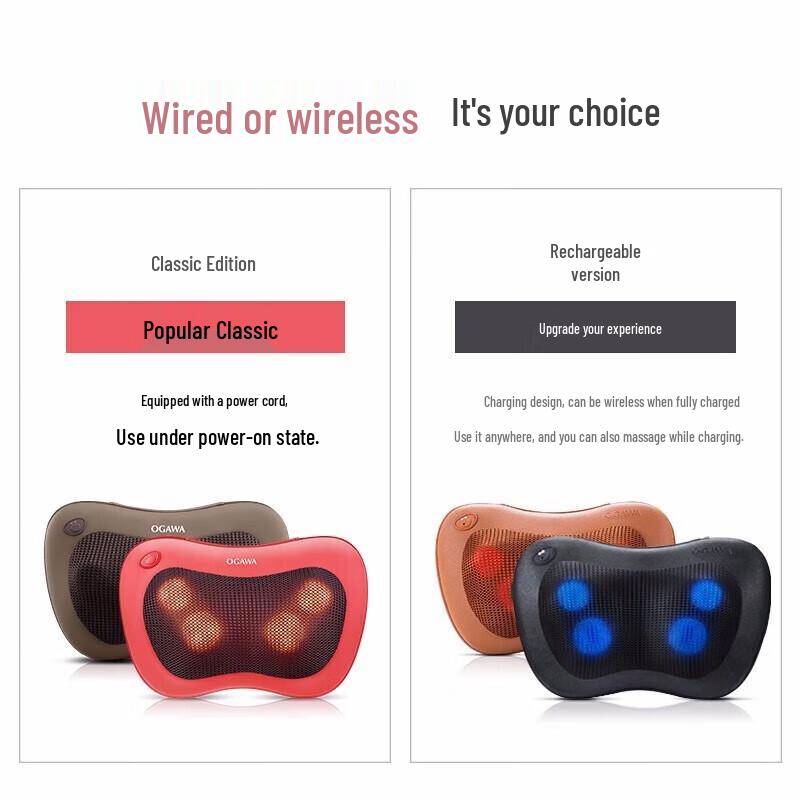 Ogawa OG2101 Rechargeable Heating Massage Pillow