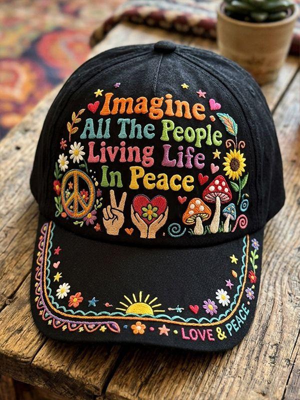 D Print Independence Day Commemorative Sunshade Baseball Cap Outdoor Cap Non-embroidered