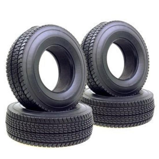 Wide All-Train Tire Set V2 for Tamiya 114 Trailer Truck (4 tires) BT-T04W4-U