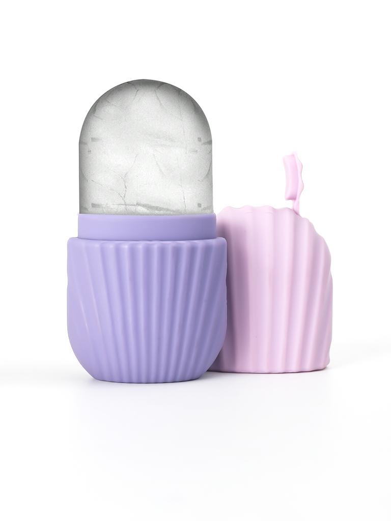 Ice Roller for Face and Eyes Silicone Ice Mold, Cooling and Firming Facial Skin Ice Roller Leak-proof Reusable Facial Care
